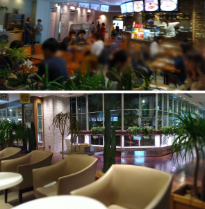 店内座席