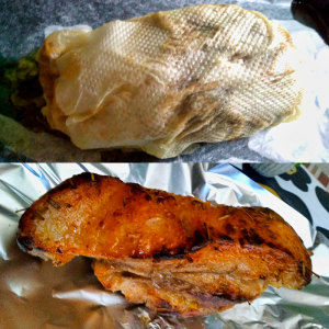 焼き上がりと焼き付け